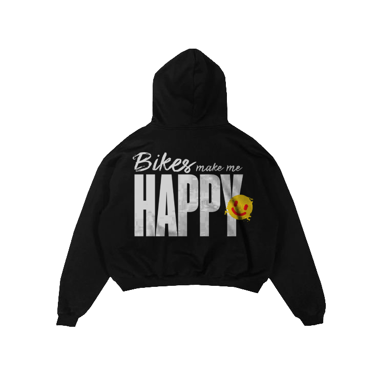 Bikes Make Me Happy Hoodie